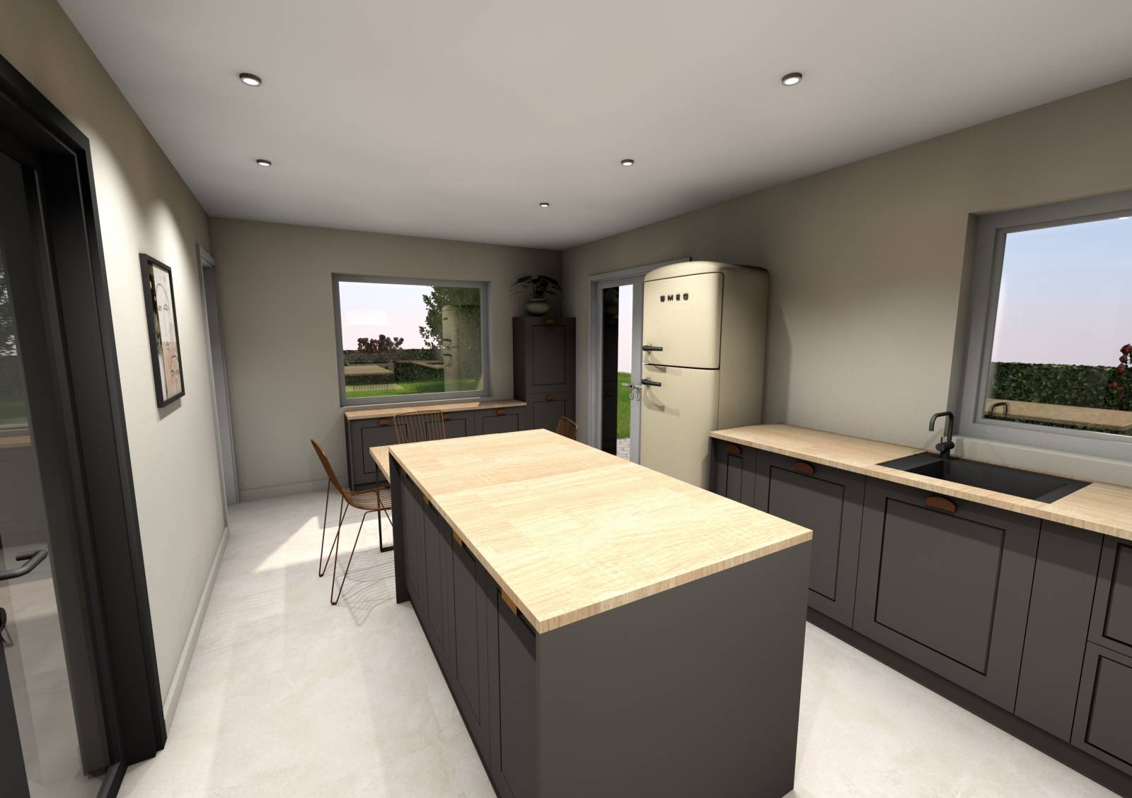 Réalisation cuisine luxe sur mesure haut de gamme - Cuisiniste premium Caluire près Lyon