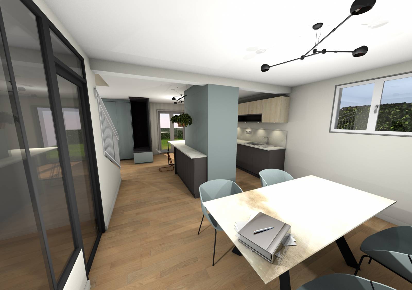 Création cuisine Elite sur mesure extension maison Lyon 3 - Cuisiniste haut de gamme