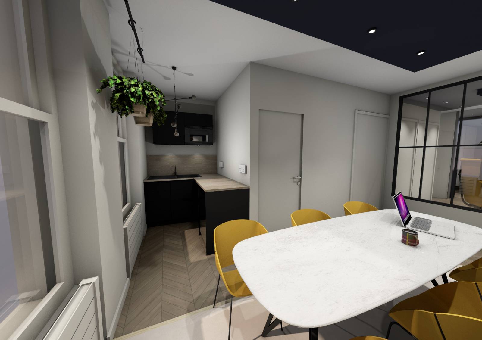 Cuisine pas chère Lyon gamme Access - aménagement économique sur mesure par cuisiniste Caluire