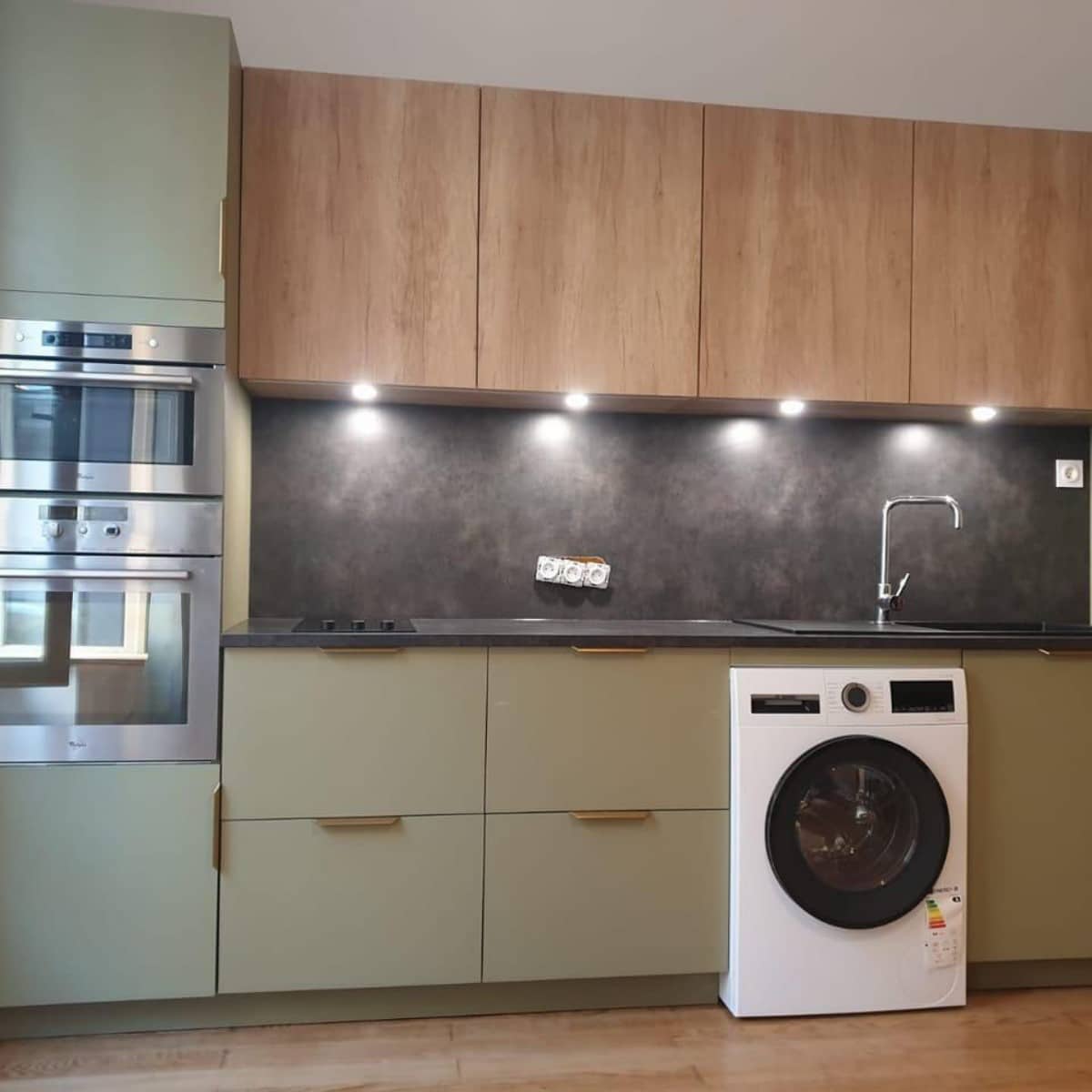Rénovation complète cuisine Lyon 4ème arrondissement - collaboration CREATISSIMMO et cuisiniste expert Lyon