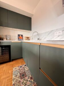 Réalisation cuisine Elite traversante haut de gamme St Genis Laval - Cuisiniste Lyon